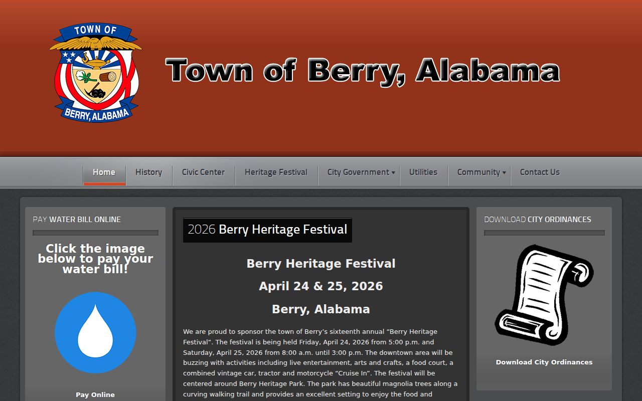Berry warrant search official town homepage